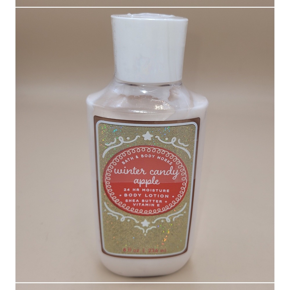 Bath & Body Works Winter Candy Apple 24 HR Moisture Body Lotion 8 fl oz New